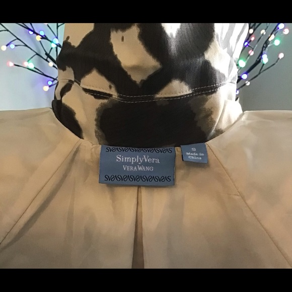 Simply Vera Vera Wang Jacket Size S Velvet Hanger Included 👗 - Picture 7 of 9